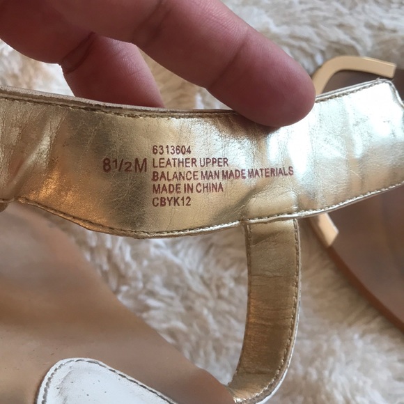 Isola White Sandals - Size 8.5 - Picture 6 of 7